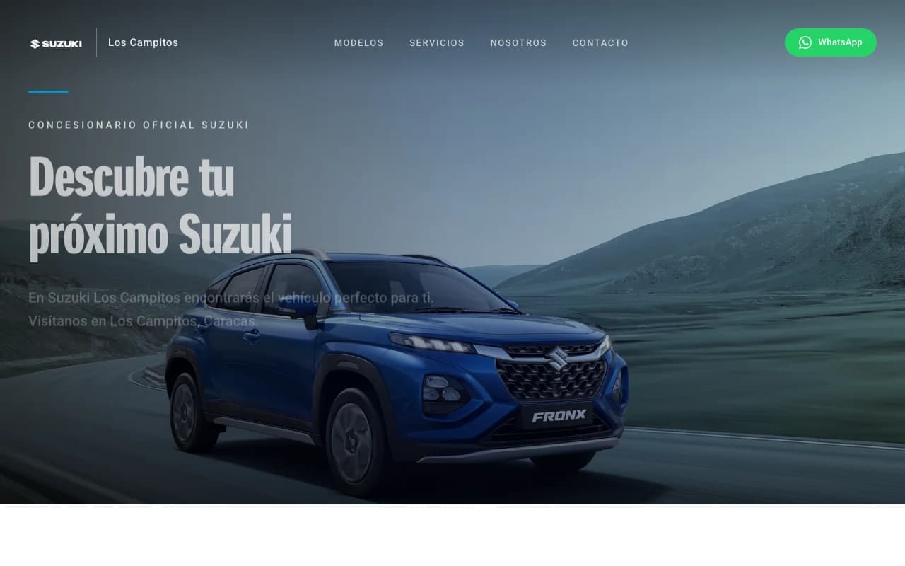 Screenshot of Suzuki Los Campitos project